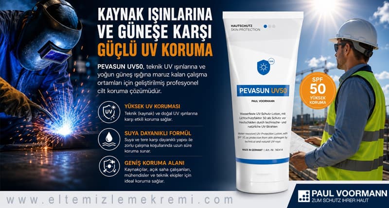 Kaynak Işınları ve Güneşe Karşı El Koruması PEVASUN UV50